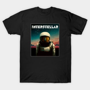 Interstellar, astronaut space travel, universe discovery T-Shirt